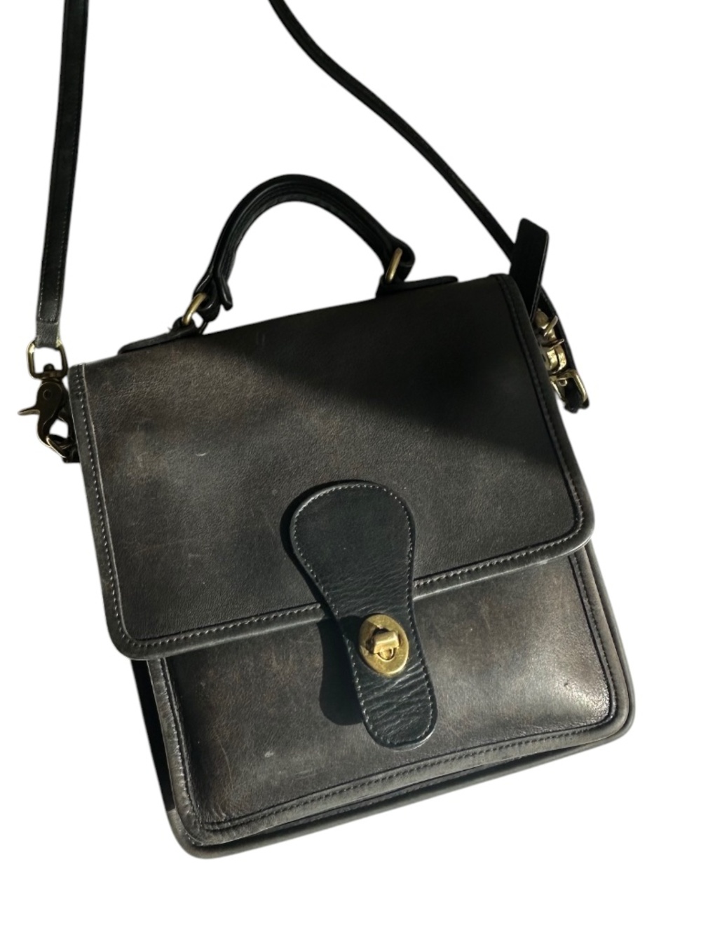 Vintage Coach 5130 Leather Station Bag ca 1990s - Picture 3 of 12